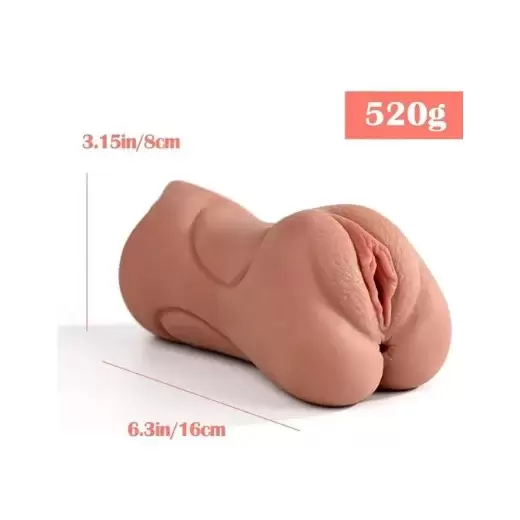 3 In 1 Realistic Double Ended Pocket Pussy
