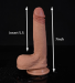 7 Inch Realistic Penis Silicone Dildo